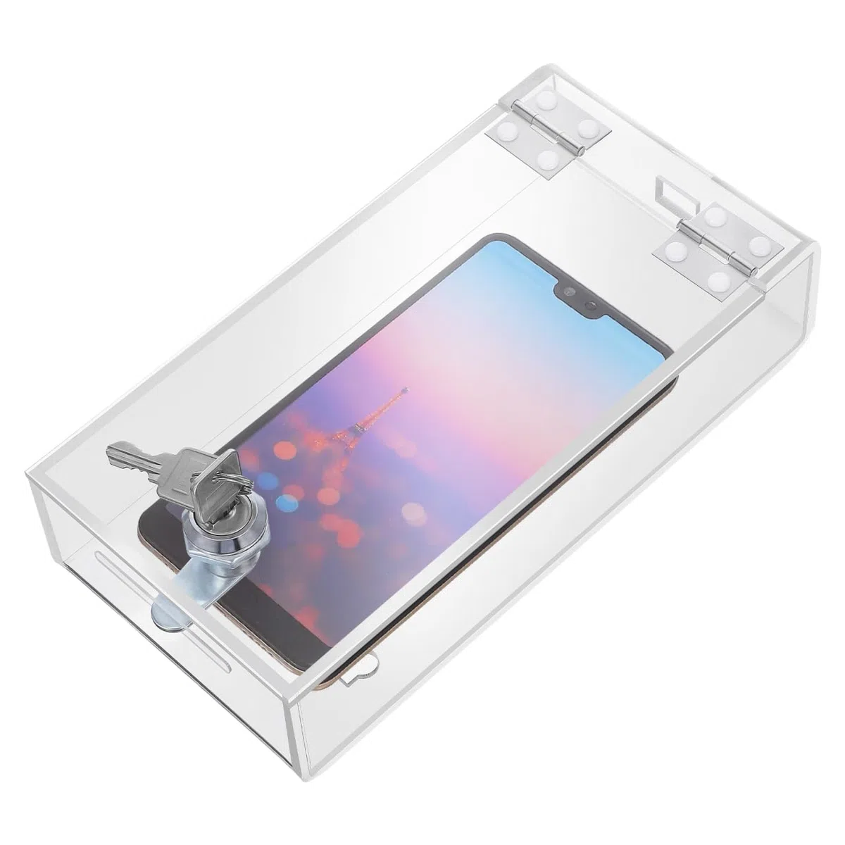 STOBOK Aufbewahrungsbox für Mobiltelefone, transparent, für Büro, Telefon, Aufbewahrung, Kinder, Handys, Smartphone, Elektroschloss, Handykäfig, Smartphones, Schloss, Hülle, Telefontresor