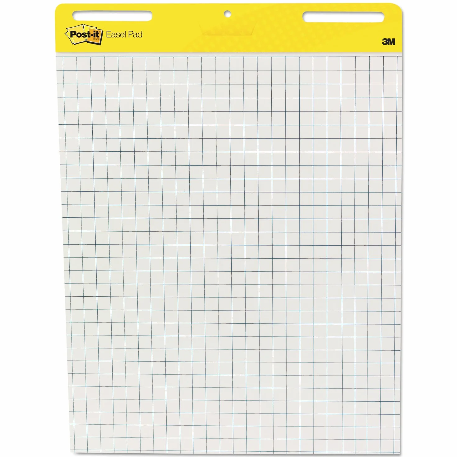 Post-it Super Sticky selbsthaftendes Meeting Chart (Flipchart) Weiß, Raster, 2 Blöcke, 63.5 cm x 76.2 cm, 30 Blatt pro Block
