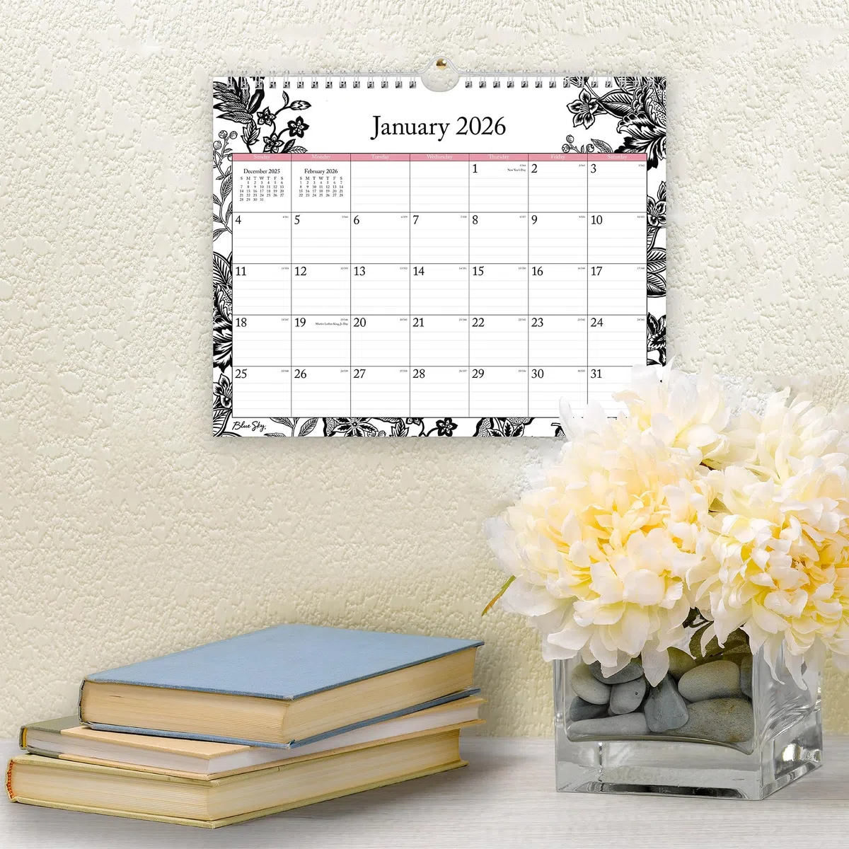 Blue Sky Monats-Wandkalender 2026, 27,9 x 21,5 cm, Analeis, Januar bis Dezember, 100028