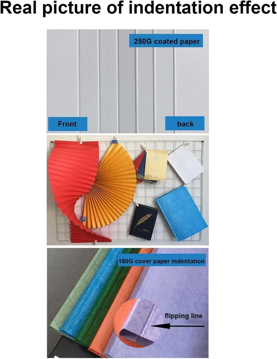500 g Papier A4/A3 Kleine manuelle Falzmaschine | Heavy Duty Papier Ordner Falter Ritzwerkzeug – Gewerbe Büro Faltmaschine | Brieffaltenmaschine Kartenmaschine