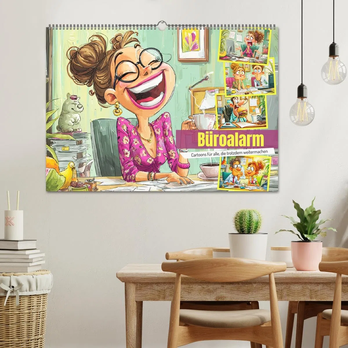 CALVENDO - Büroalarm. Cartoons für alle, die trotzdem weitermachen (Wandkalender 2027 DIN A2 quer), Monatskalender: Ein witziger Cartoon-Kalender für alle, die im Büro durchhalten müssen