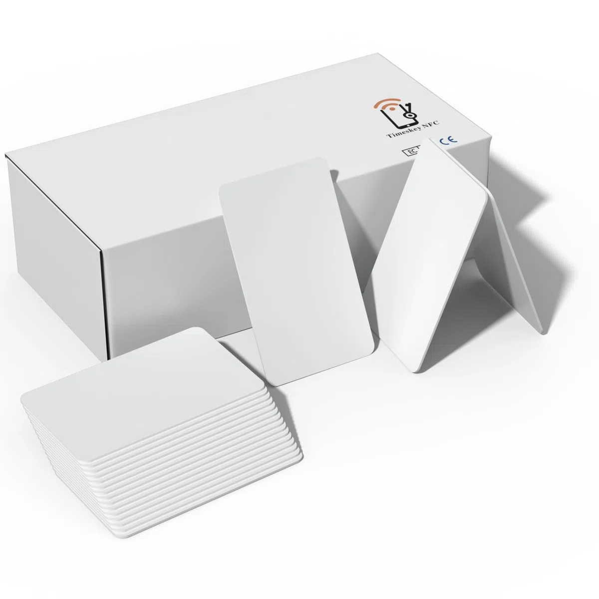 PVC-Karten – Blanko, Weiß, CR80, 760, 250 Stück Timeskey Plastikkarten PVC Card Kompatibel Mit ID Karten Drucker