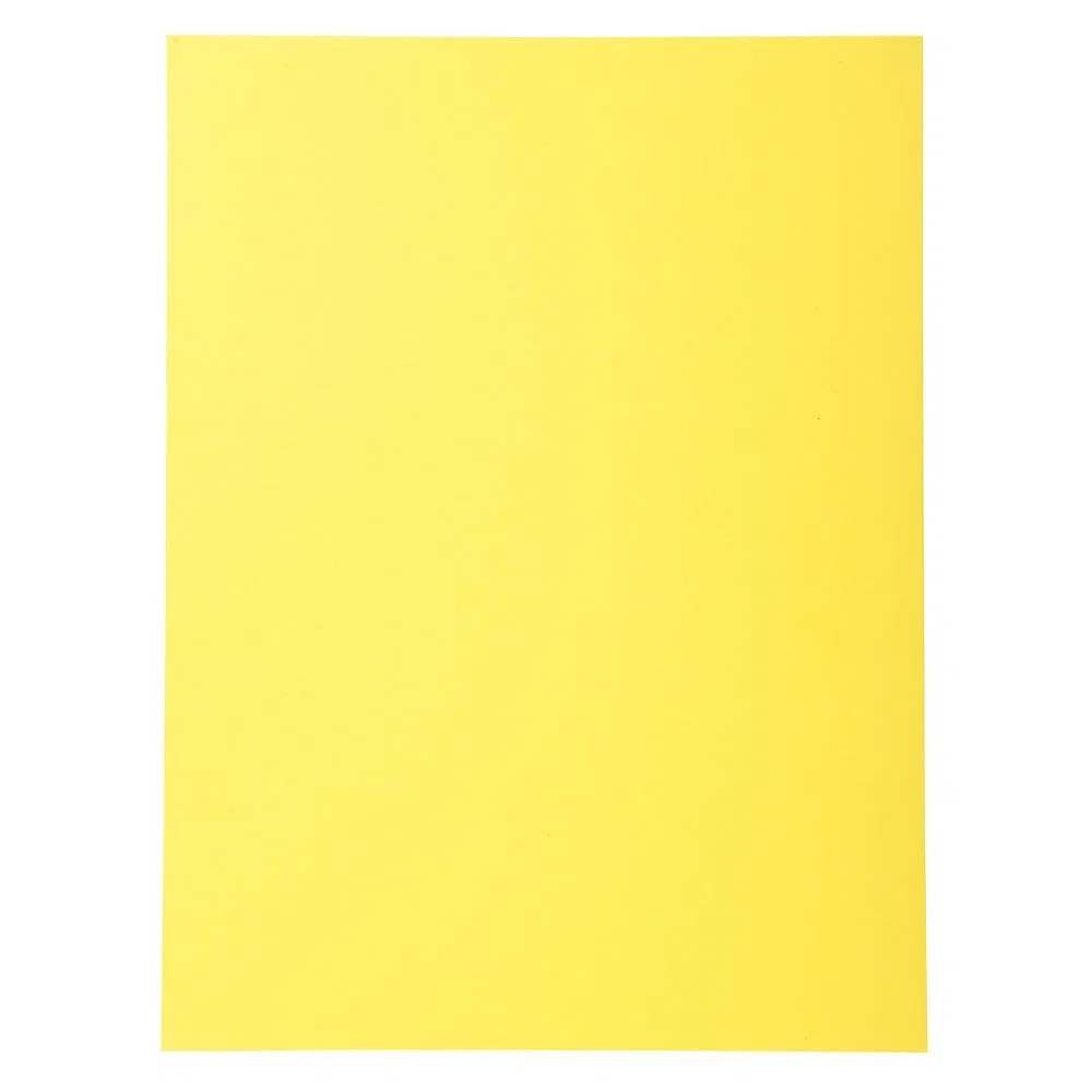 Exacompta 10 Packungen à 50 halbfeste Mappen gelb