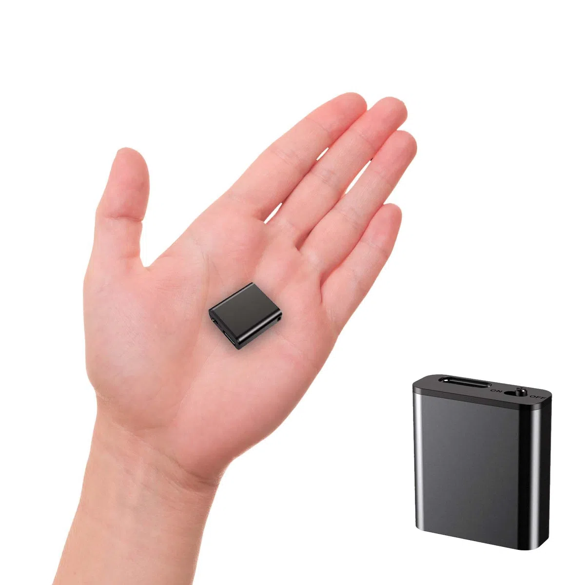 【Eingebauter Magnet Nur 0,95 cm dick】 Diktiergerät mini,Aufnahmegerät Spionage,Spion abhörgerät,Spion digital Voice Recorder,STTWUNAKE