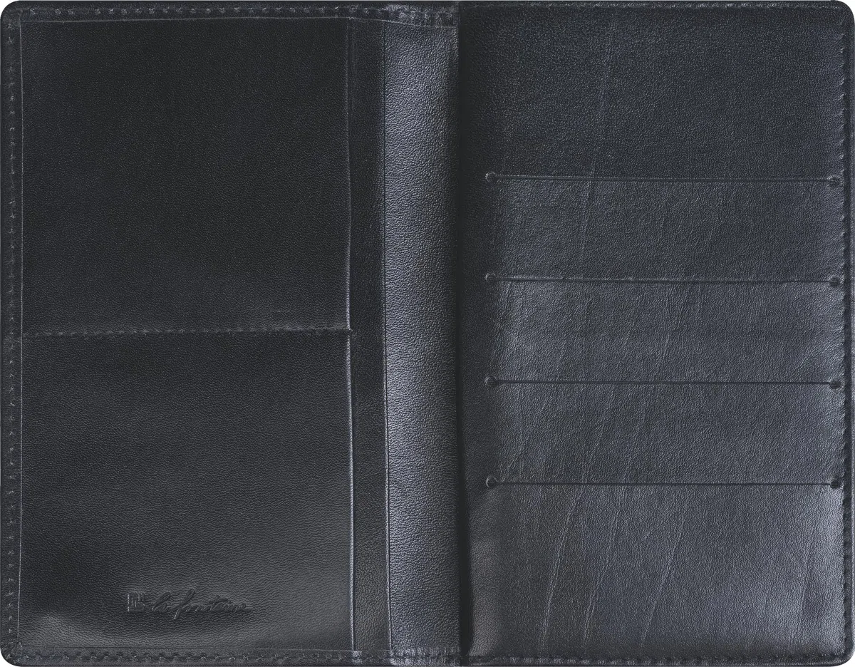 BRUNNEN Taschenkalender Mod. 746 2027 | A6, Leder, schwarz