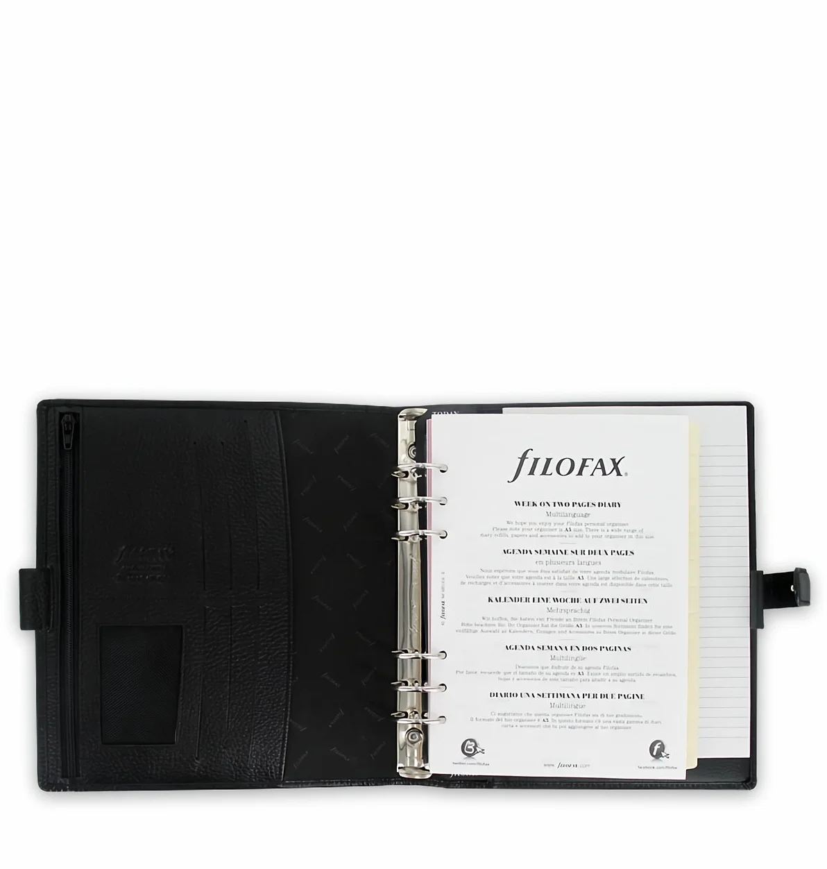Filofax Finsbury Personal Organiser (DIN A5), schwarz