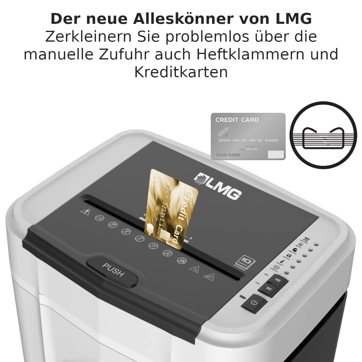 NEU Aktenvernichter, Papierschredder bis 120 Blatt gleichzeitig, Autofeed Schredder, P4, Reisswolf mit 19L Papierkorb, Extrem leise mit nur 65dB, Kreuzschnitt Partikelschnitt, Automatische Abschaltung