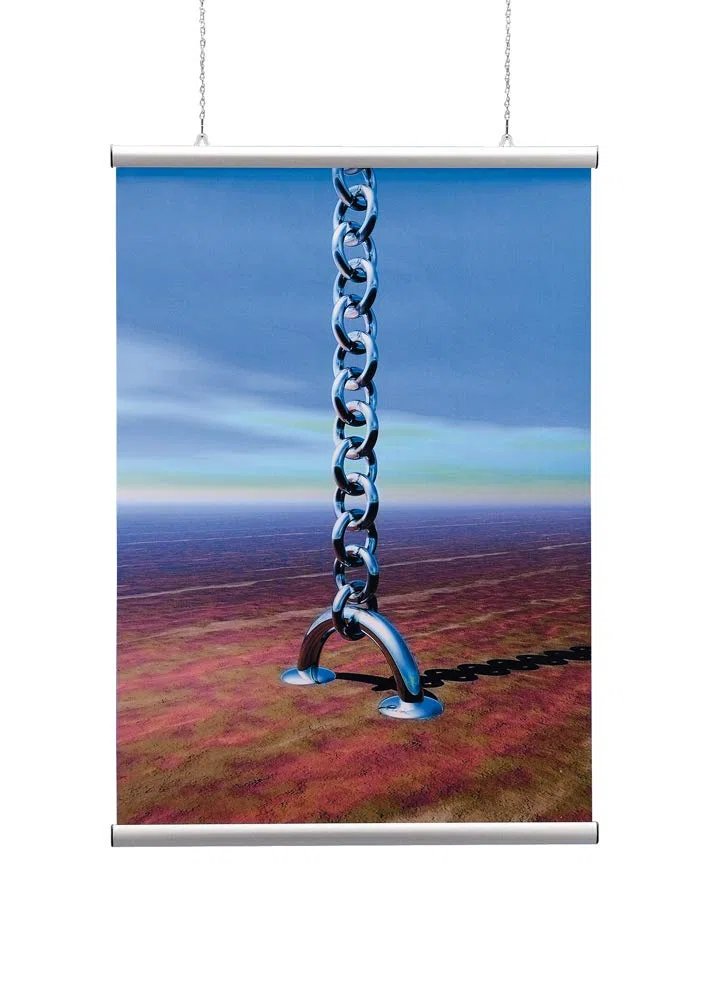 Doppelpack 2 x 1 Set Posterschiene, Posterleiste, Klemmleiste für das Format DIN A1 hoch/DIN A2 quer
