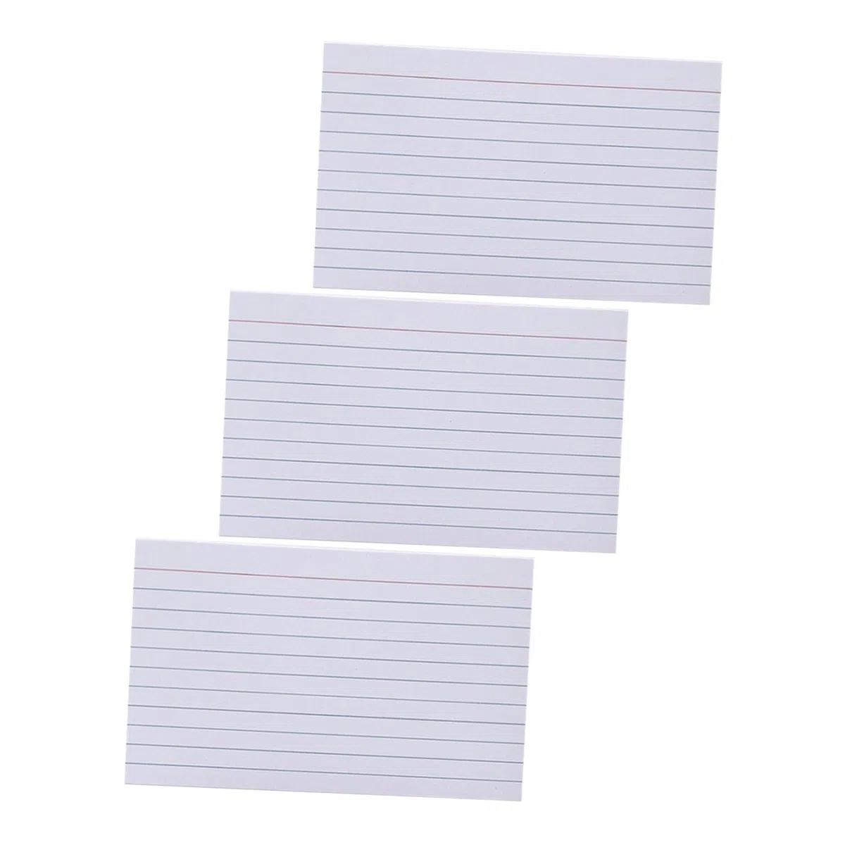 Angoily 600 Linierte Karteikarten aus Papier Weiß für Lernen und Präsentationen