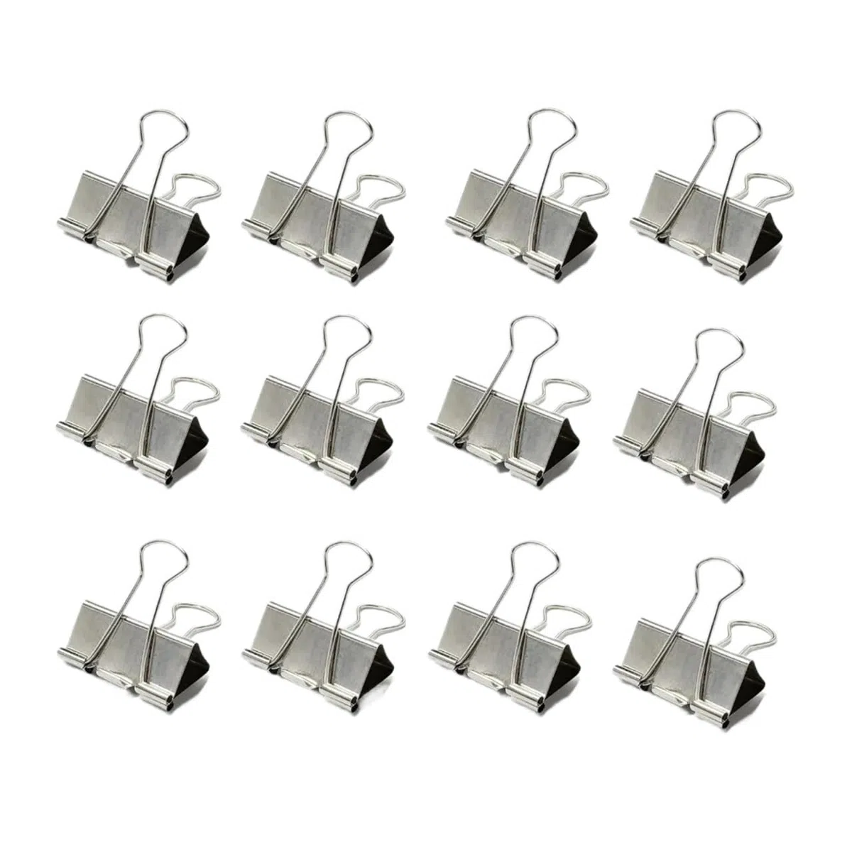 Foldback Klammern 100er-Pack 1,6-Zoll-Binderklammern | For eine effiziente Dokumentenorganisation