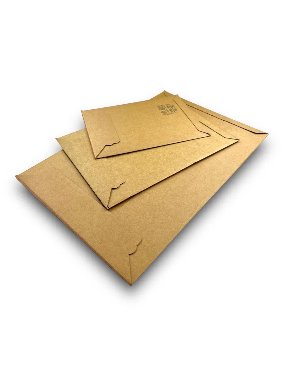 200 x Versandtaschen Wellpappe DIN A4-250 x 353 mm selbstklebend - Versandtaschen aus Karton für Elektronik Bücher Transport - Warensendung Versandverpackung (200)