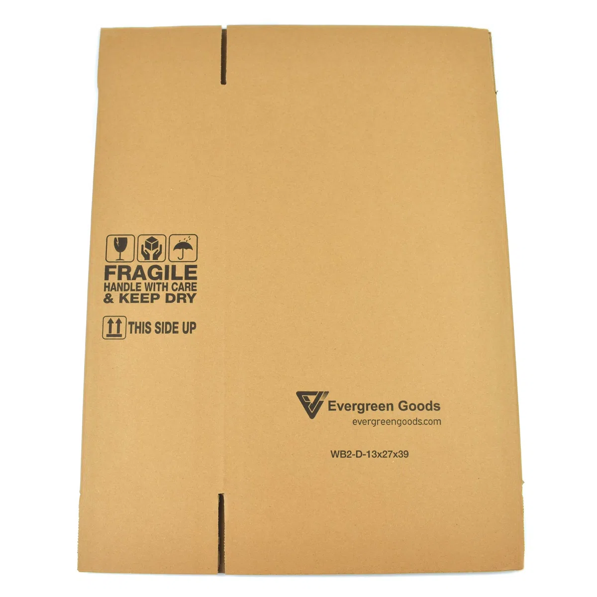 10x Versandkartons aus Wellpappe, lang, für kleine Pakete, 13 x 27 x 37 cm, 4 Größen, Braun