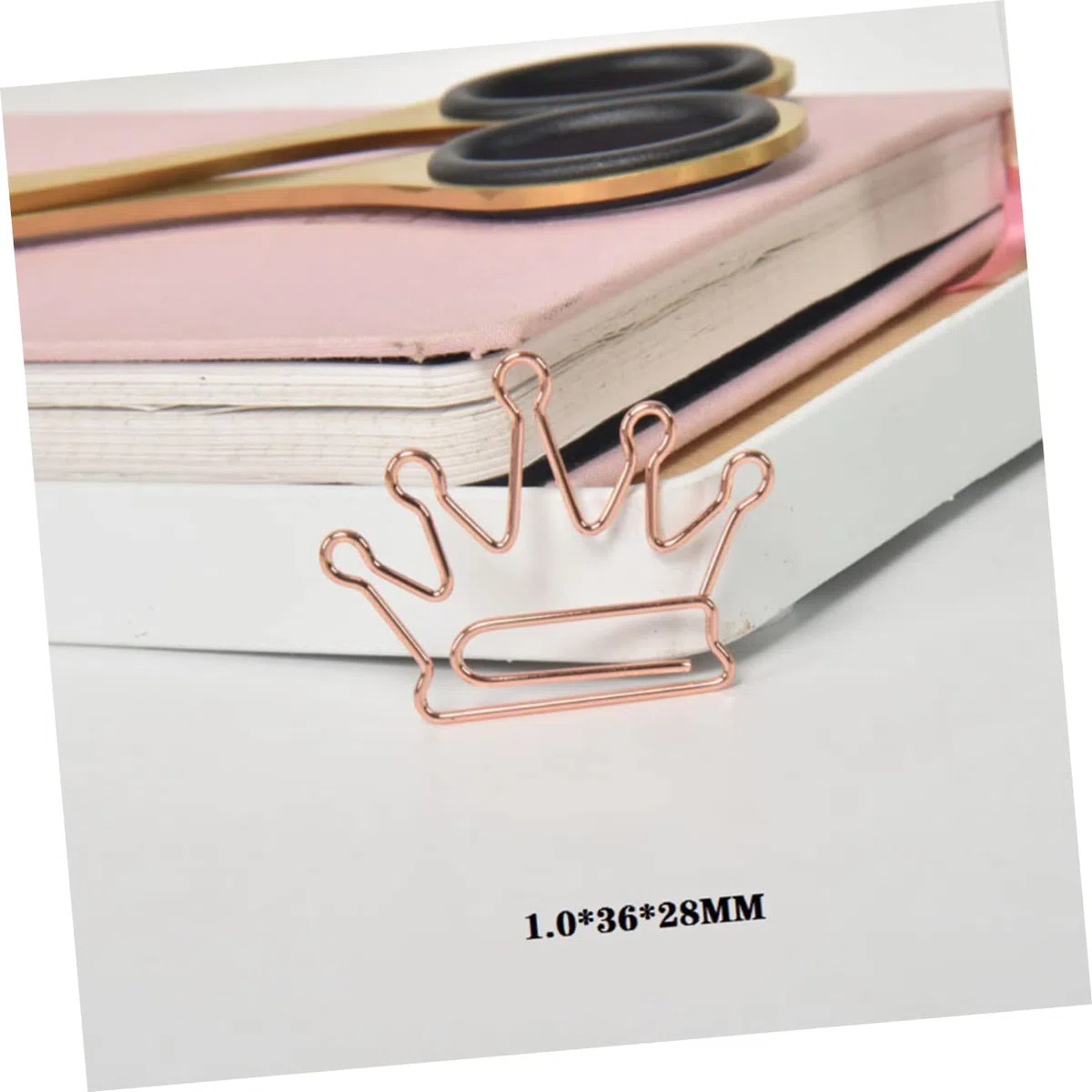 150stücke Kreative Krone Papierklammern Roségold Dekorative Lesezeichen Für Büro Und Schule Vielseitig Einsetzbar Als Dokumentenhalter Und Geldclip Für Partys Und