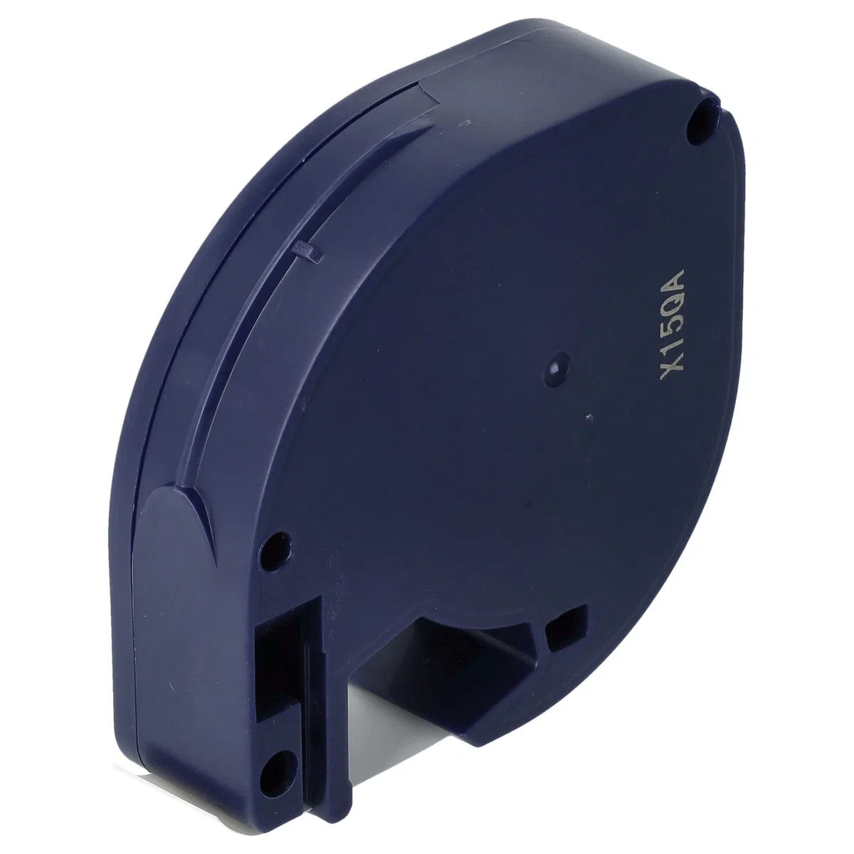 vhbw 10x Schriftband Plastik kompatibel mit Dymo LetraTag Plus LT-100T | XM, 2000, LT-100H Etiketten-Drucker Schwarz auf Weiß 4m x 12mm