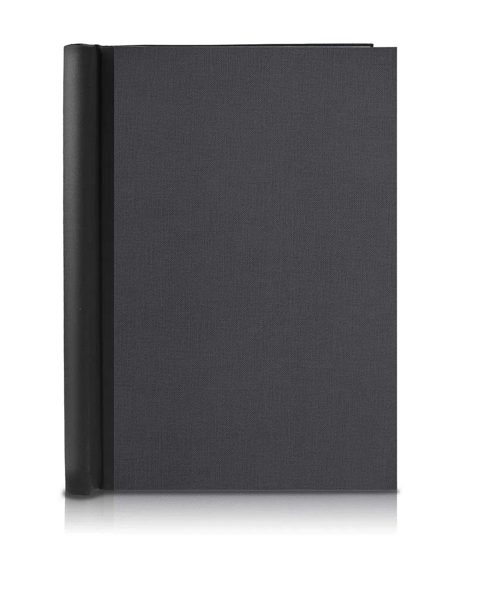 Klemmbinder Napura Canvas, A3 Schwarz 150 Seiten