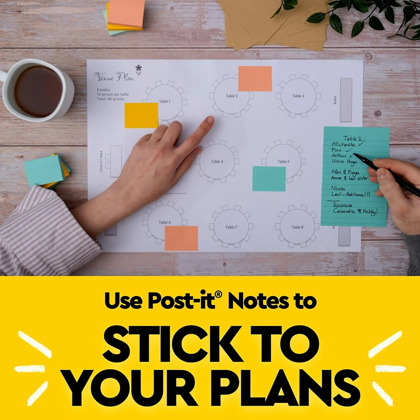 mmm654ast – Post-it Original Pads in Pastell Farben
