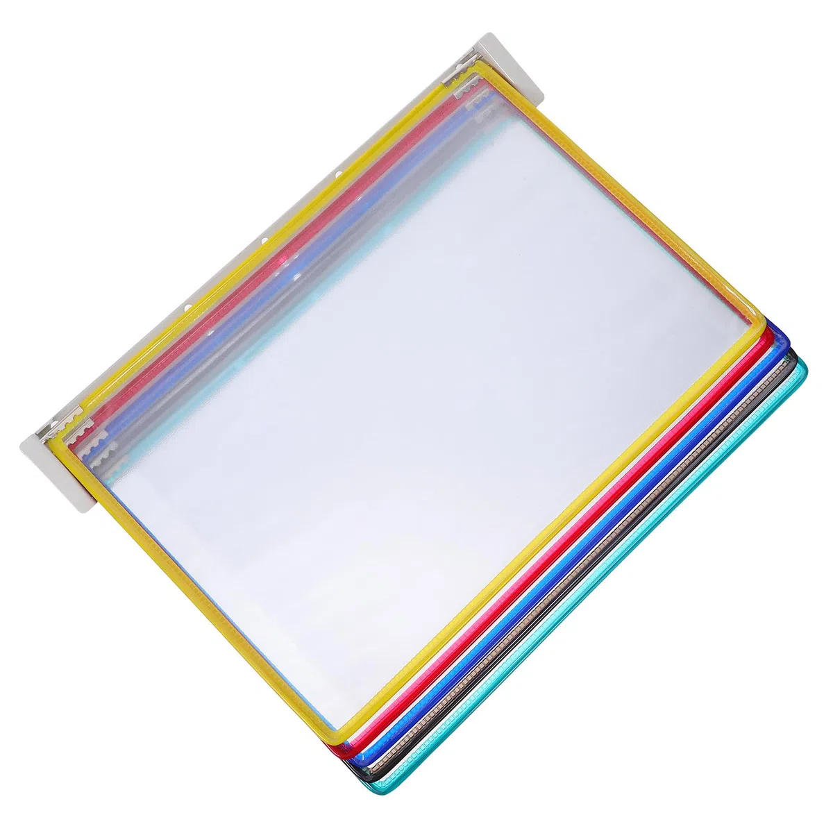Alipis Hängender Wandhalter für A4 Dokumente mit 5 Seiten Stabiler Eisen und Pvc Aktenhalter zur Platzoptimierung Moderner Wandorganizer für Büro und Öffentliche Räume