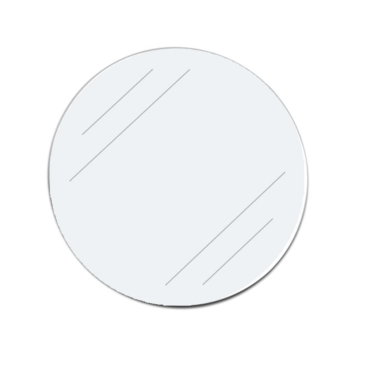 Klebeetiketten transparent rund, Ø 15 mm, 2000 Stück | Verschlusspunkte, einseitig klebend, auf Bogen