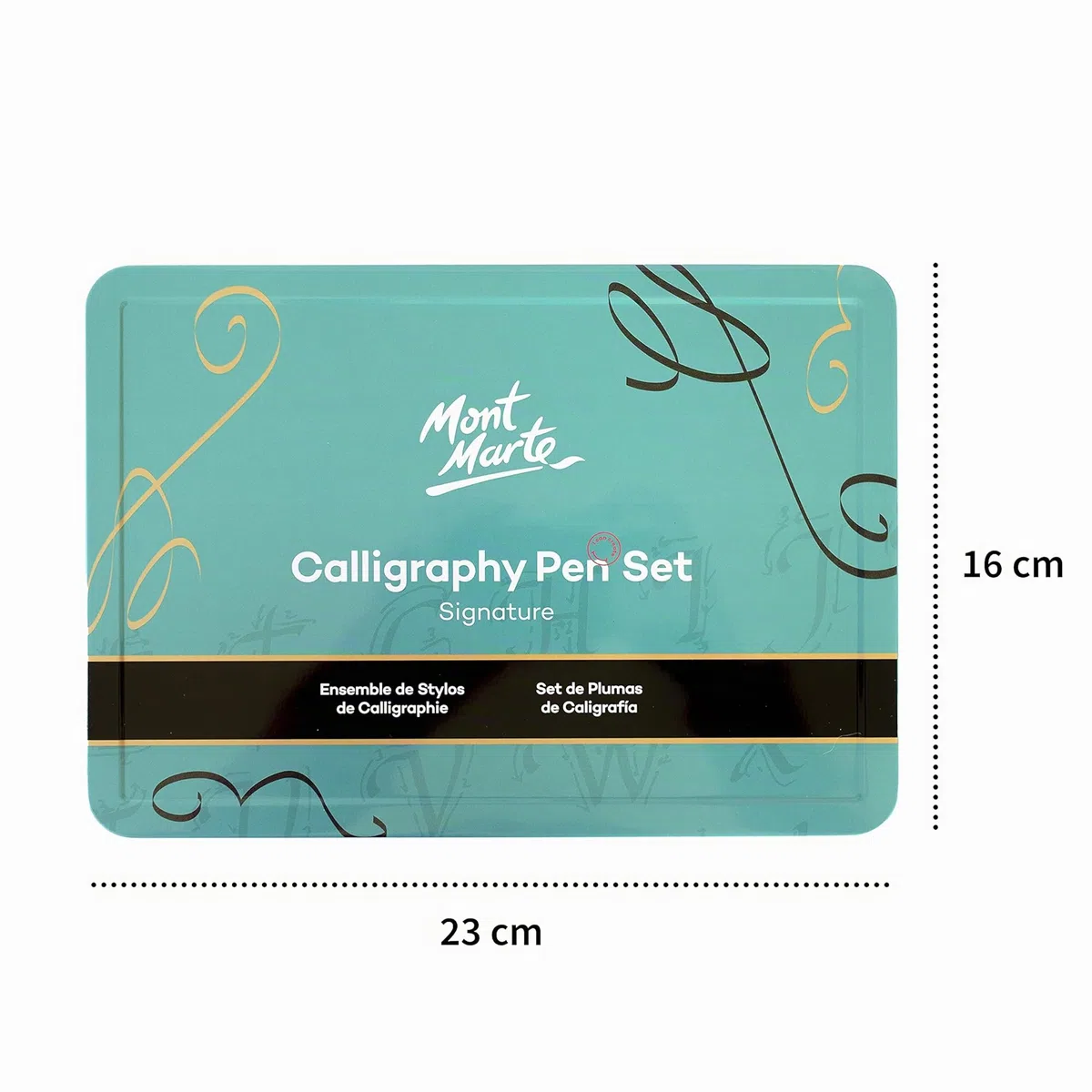 Mont Marte Kalligraphie-Set – 31-teilig – Enthält: 4x Füller, 5x Federn und mehr – Einstieg in Schönschrift, Handlettering