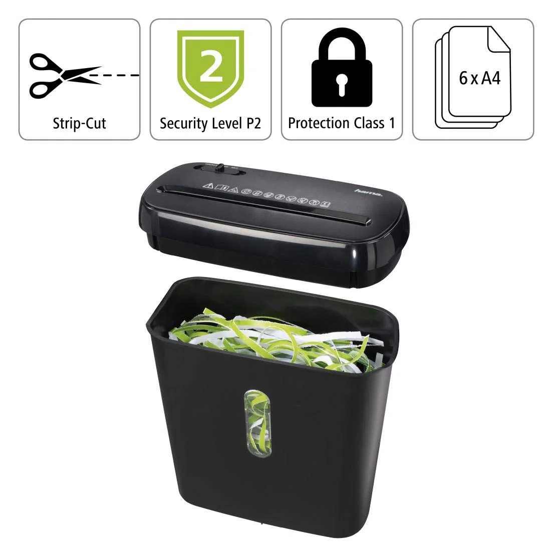 Hama Aktenvernichter Einzug - Professionell für Home Office & Amazon Basics - Schmiermittelblätter für Aktenvernichter, 12er-Pack Automatisch, Mikroschnitt, Weiß
