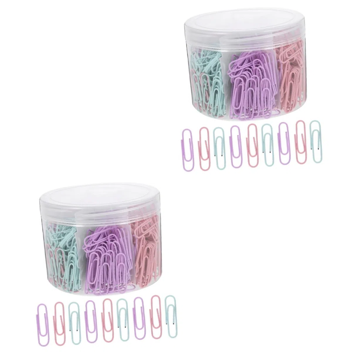 STOBOK 2 Sätze Büroklammern in Verschiedenen Größen Winzig Dokumentieren Geformt Sortiert Karten Clip Metallclips Diy Papierklammern Büroklammern Fürs Büro Mini-büroklammern 540 Stück * 2