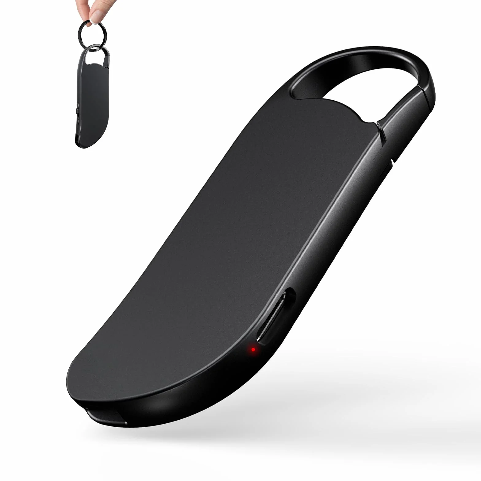 Mini Digitales Diktiergerät 32GB, Clooissr 1536 Kbps Diktiergerät Aufnahmegerät mit Rauschunterdrückung, Spracherkennung, Voice Recorder Aufhängbar für Konferenzen Klassen Interviews