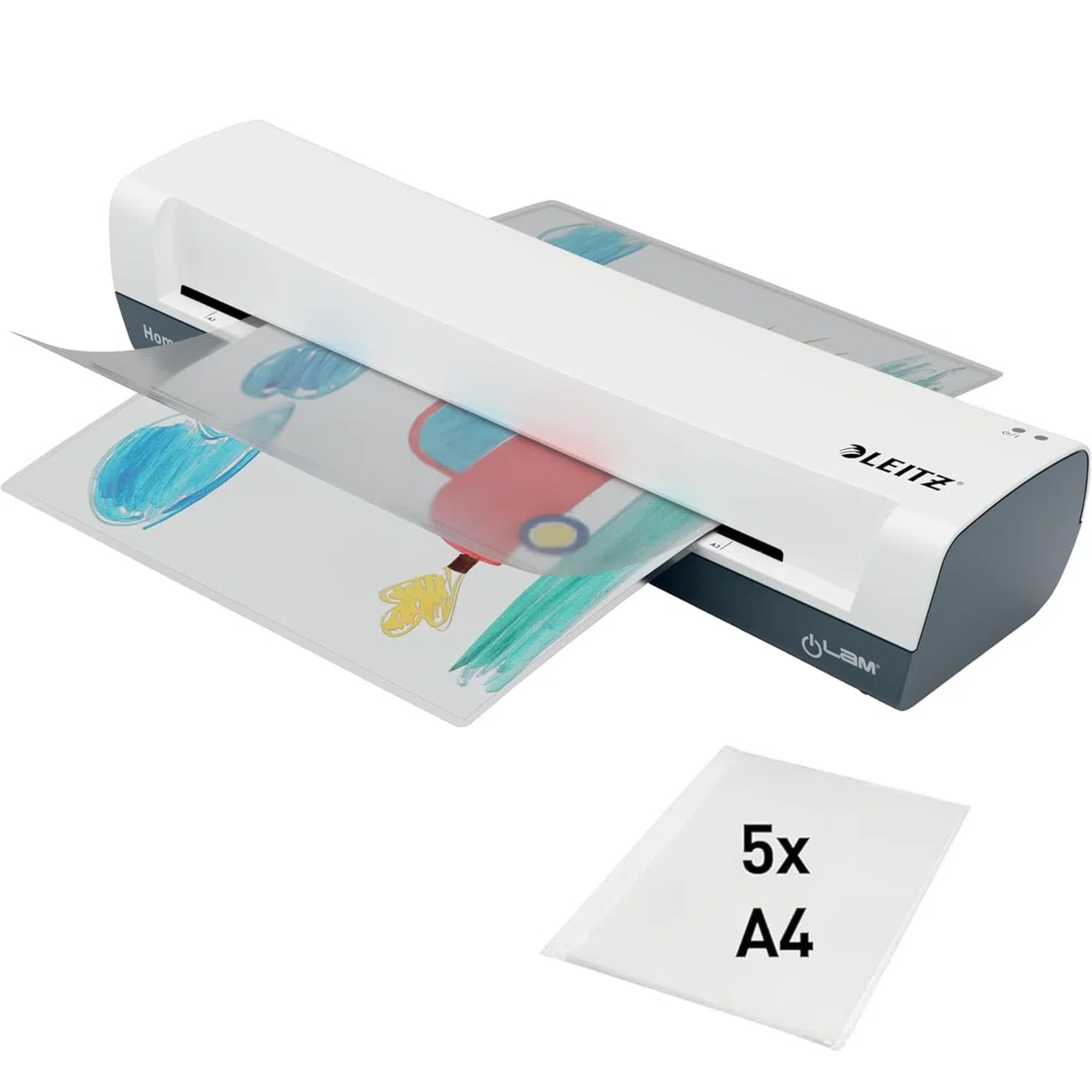 Leitz iLAM Home A3 Laminiergerät, 75-125 mic Folien, 3 Min Aufwärmzeit