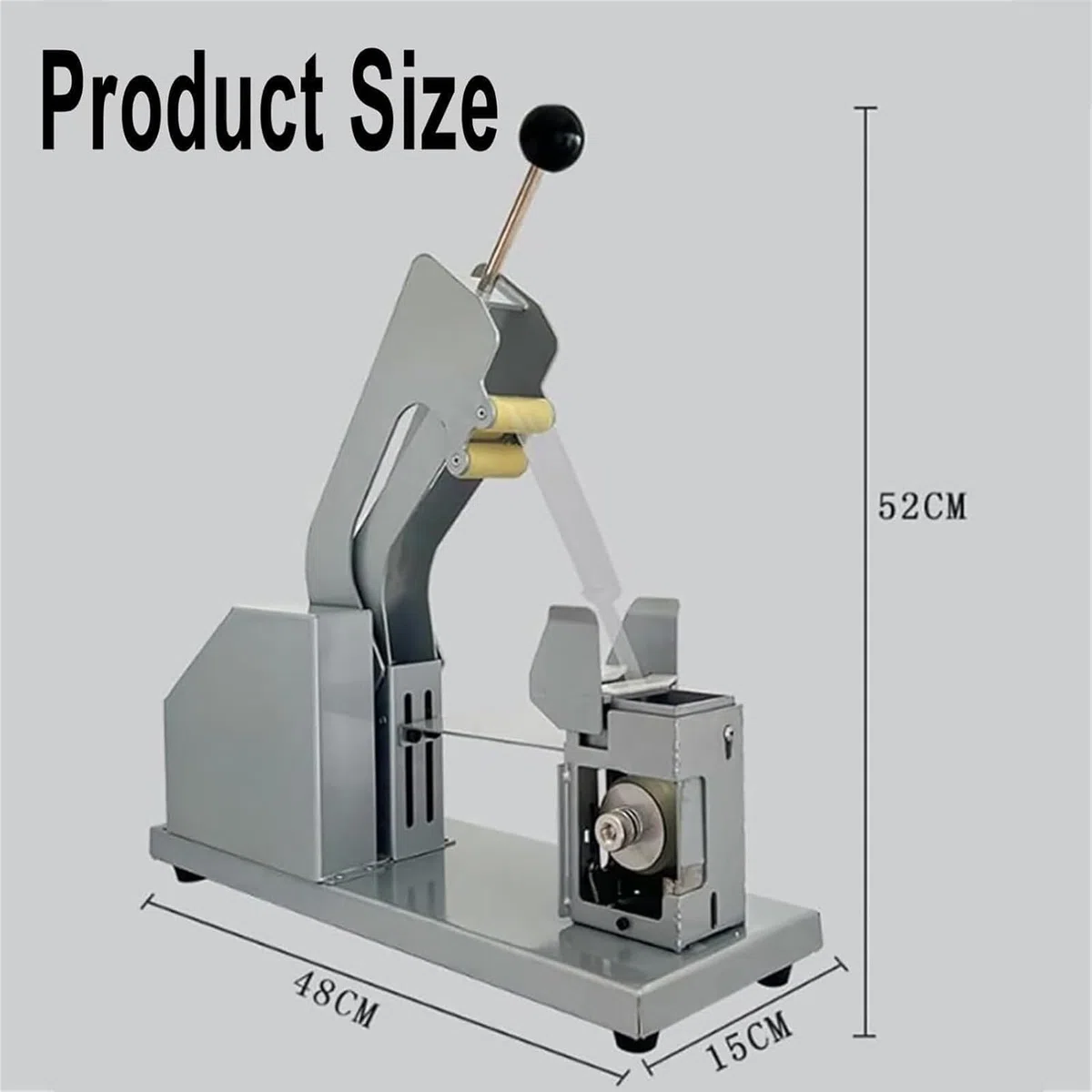 Gemüse-Umreifungsmaschine, halbautomatisches PE/PVC-Folienbindewerkzeug, Höhen- und Dichtheitskontrolle, Verpackungsausrüstung für Supermärkte und Einzelhandelseinrichtungen