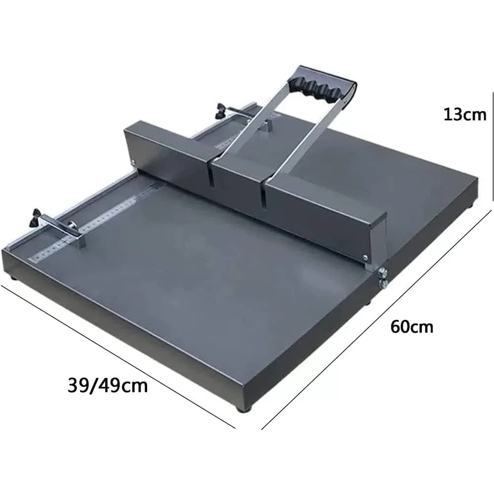 Falzmaschine Für Papier, 350 Mm, Manuelle Falzmaschine, A3/a4-papierfalzmaschine, Tisch-hochleistungs-papierfalzmaschine Aus Metall Für Grußkarten, Broschüren, Fotopapiere