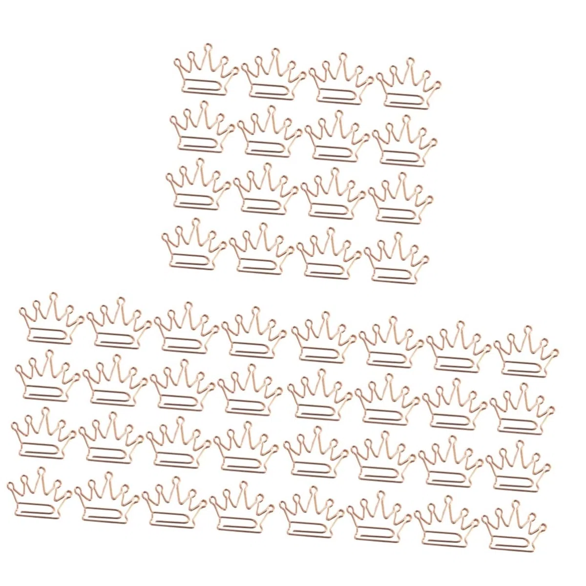 150stücke Kreative Krone Papierklammern Roségold Dekorative Lesezeichen Für Büro Und Schule Vielseitig Einsetzbar Als Dokumentenhalter Und Geldclip Für Partys Und