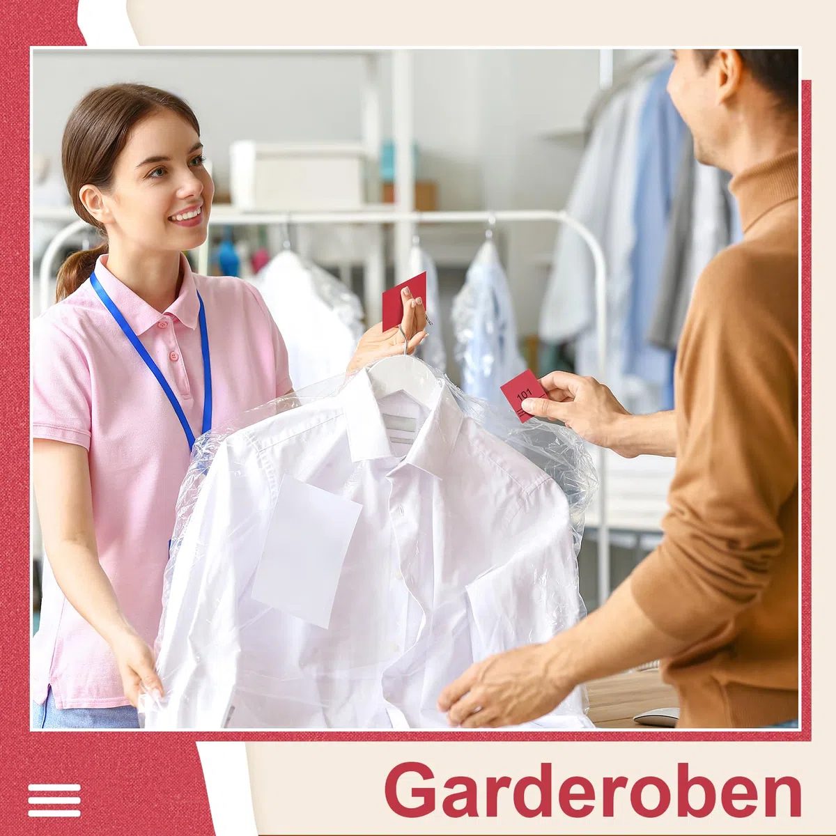 Nezyo Doppelnummern Blöcke 1-1000 Nummernblöcke Lose Nummeriert Garderobenmarken Großpackung Zahlenblöcke für Garderobe Events Party Messen, 10 x 5 cm(Rot)