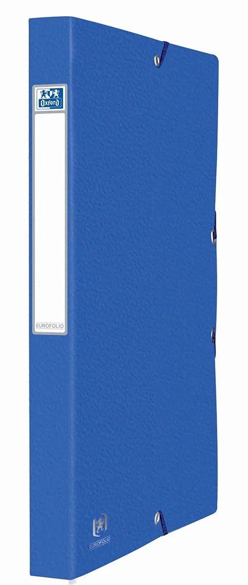 Oxford Sammelbox A4, aus Karton, 25 cm, blau, 10er Pack