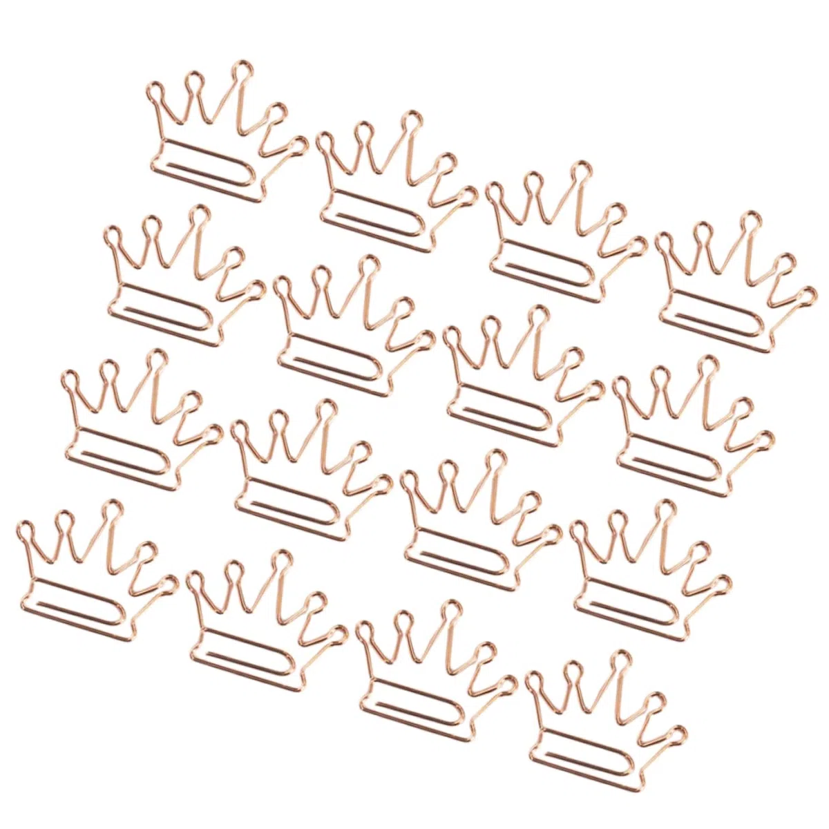 150stücke Kreative Krone Papierklammern Roségold Dekorative Lesezeichen Für Büro Und Schule Vielseitig Einsetzbar Als Dokumentenhalter Und Geldclip Für Partys Und