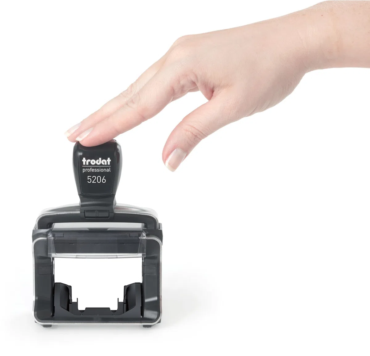 trodat Textstempel Professional 5206, 8zeilig, schwarz