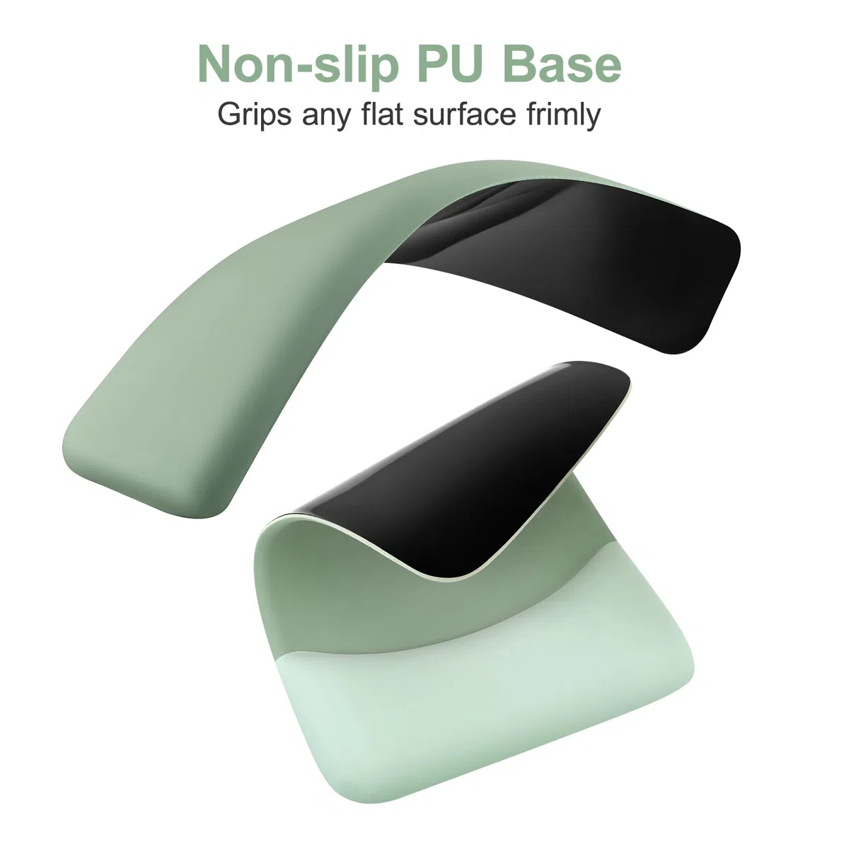 MOSISO Tastatur Mauspad Set, Großes Schreibtischunterlage Desk Mat & Rechteckige Handballenauflage Tastatur & Handgelenkauflage Ergonomisches Mauspad & Untersetzer - Rutschfestes, Büro,Antikes Grün