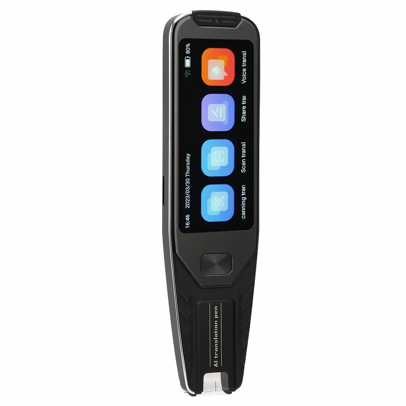 Scan-Reader-Stift, Sprachübersetzer-Smart-Stift, Intelligenter Übersetzungsstift, Elektronische Fremdsprachenübersetzer, 3,5-Zoll-Touchscreen-Übersetzerstift, Unterstützt 134