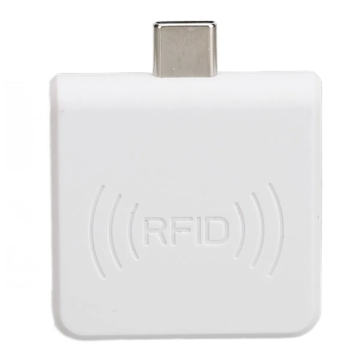 Annadue RFID-Kartenleser, 13,56 MHz, Unterstützt MFS50S70 und Andere 14443A-Protokolle, Kontaktloser IC-Kartenleser Typ C, Kompatibel mit 7/10, für Mobiltelefone (WHITE)