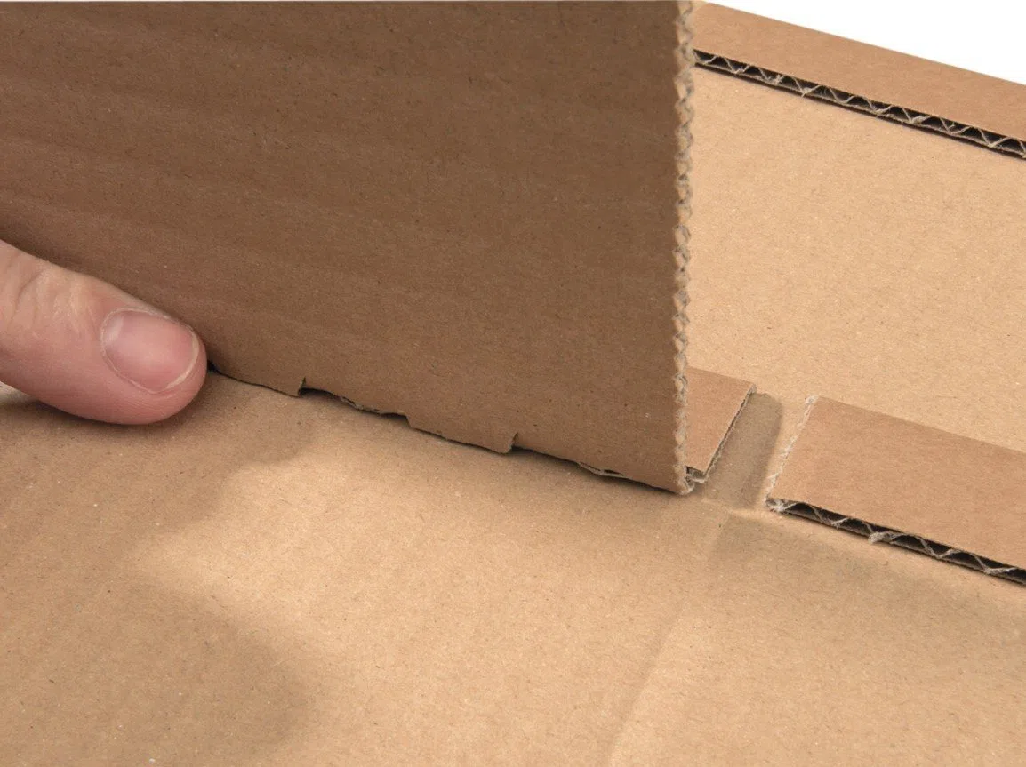 Universal-Versandverpackung Premium PP B02.18 aus Wellpappe, DIN A3, 455 x 325 x bis 80 mm, 20-er Pack, braun