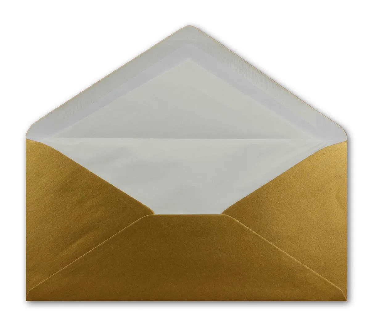 1000 x DIN Lang Briefumschläge - Gold mit weißem Seidenfutter - 11x22 cm - 100 g/m² - ideal für Einladungen, Weihnachtskarten, Glückwunschkarten aus der Serie Farbenfroh