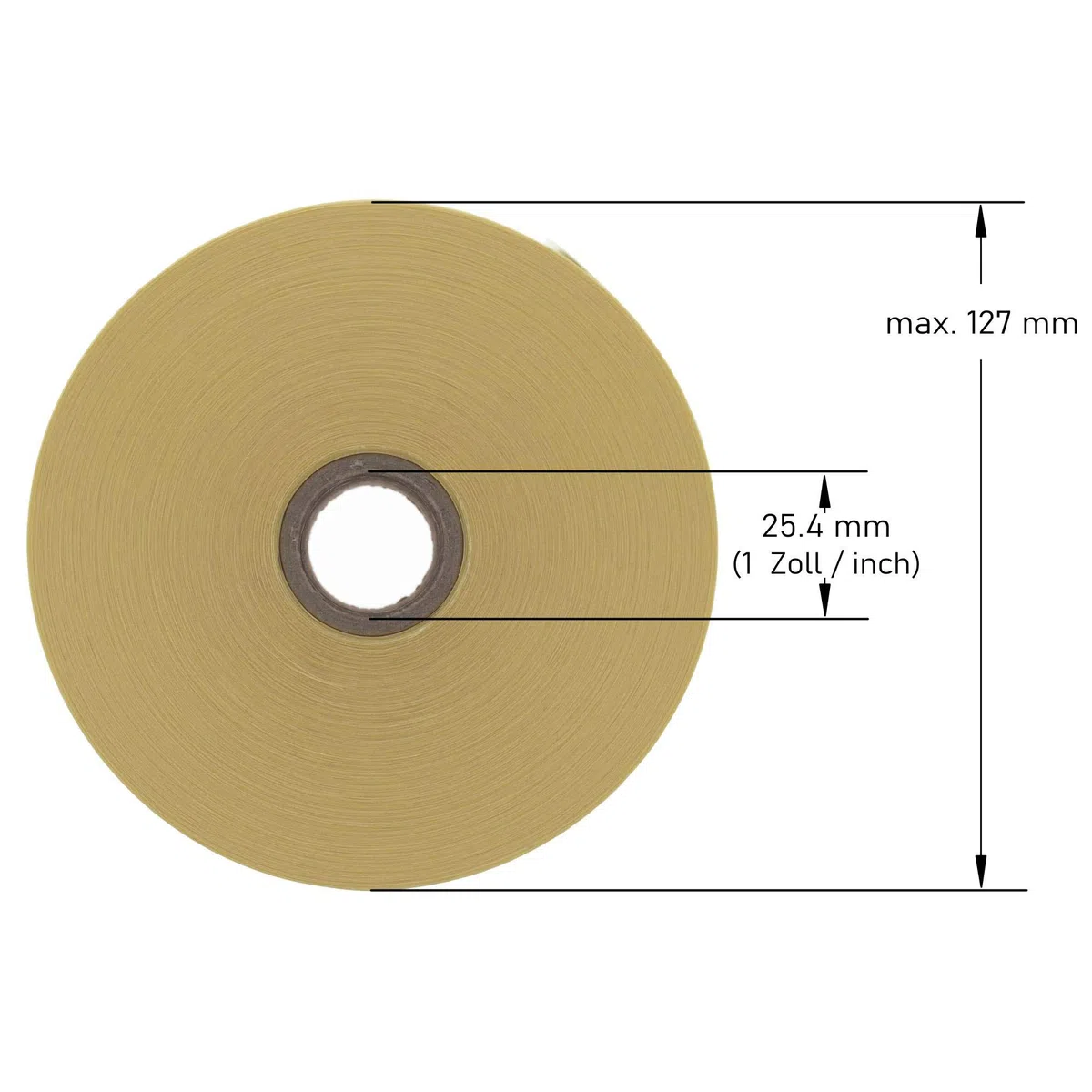 Labelident Thermotransfer-Etiketten weiß 60 x 30 mm - 9.000 Etiketten, 6 Rollen à 1.500 Universal-Etiketten aus Papier stark selbstklebend für Thermotransferdrucker