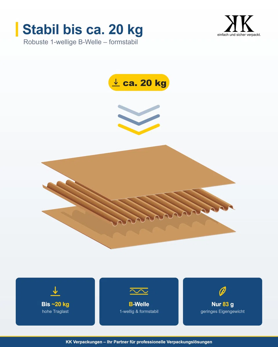 Versandkartons Kartons 220 x 160 x 120 mm 1-wellig klein, 400 Stück | Kleine Faltkartons für den Versand, 22x16x12 cm [Größe/Menge wählbar]