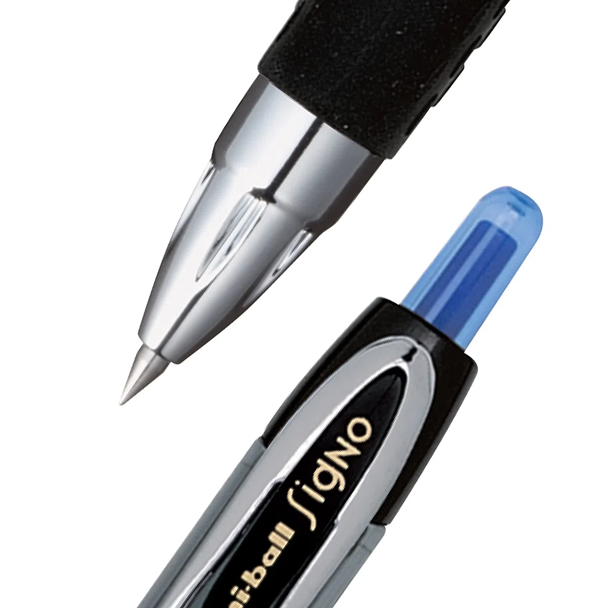 uni-ball 207 einziehbare Gelstifte, Mikrospitze (0,5 mm), Schwarz, 12 Stück