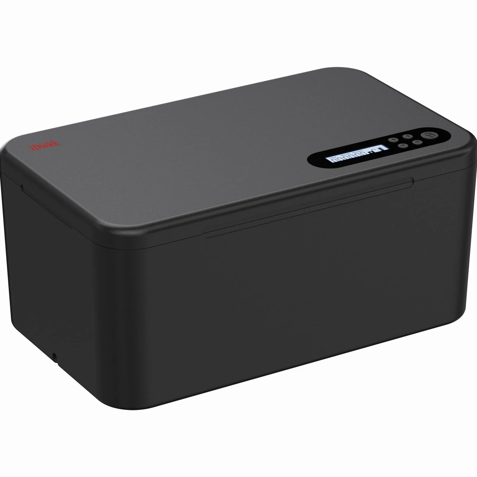 iDiskk Safe Timed Lock Box, Telefonschlossbox mit Timer, Trennen von Handys, Standard-Selbststeuerungs-Timer-Schlossbox für Suchtmanagement, Schwarz