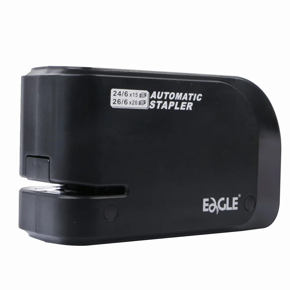 Eagle Elektrische stapler-heavy Pflicht Automatische Hefter, 20 Blatt Kapazität, Akku oder AC Powered, Schwarz (GB-Adapter)