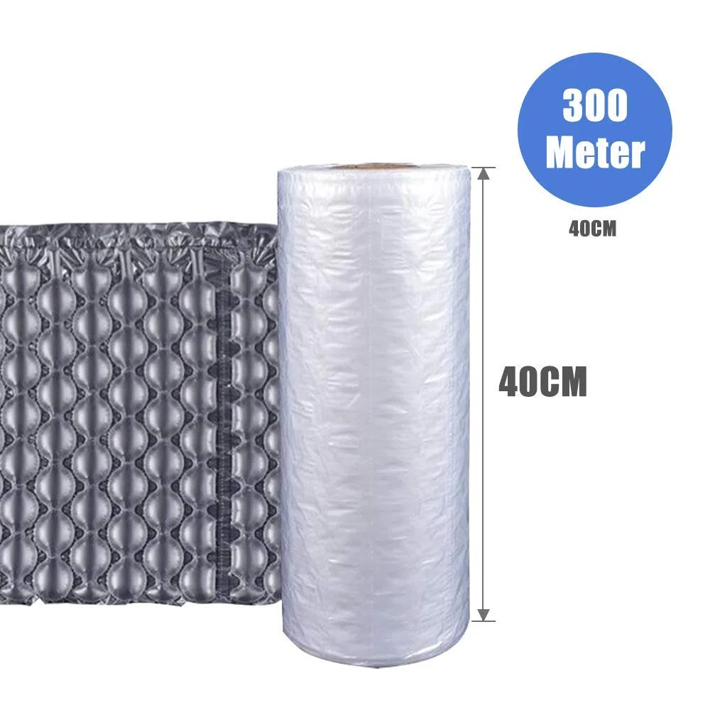 YUEWO Luftpolsterkissen Verpackungsmaterial Luftkissen vorgefertigt Füllmaterial Versand Luftpolster Luftpolstertaschen Verpackung Karton 300 Meters (400mm*320mm)