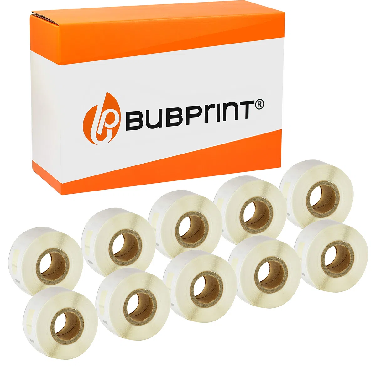 Bubprint 10 Etiketten kompatibel mit Dymo 11352 S0722520 25x54mm | Passend für Labelwriter 310 320 330 Turbo 400 Twin Turbo Duo 450 SE450