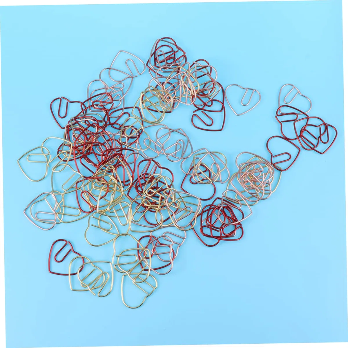 SHINEOFI 150stücke Herzförmige Büroklammern Aus Kreative Papierclips Bunten Farben Für Notizen Kalender Und Scrapbooking Für Büro Und Schule