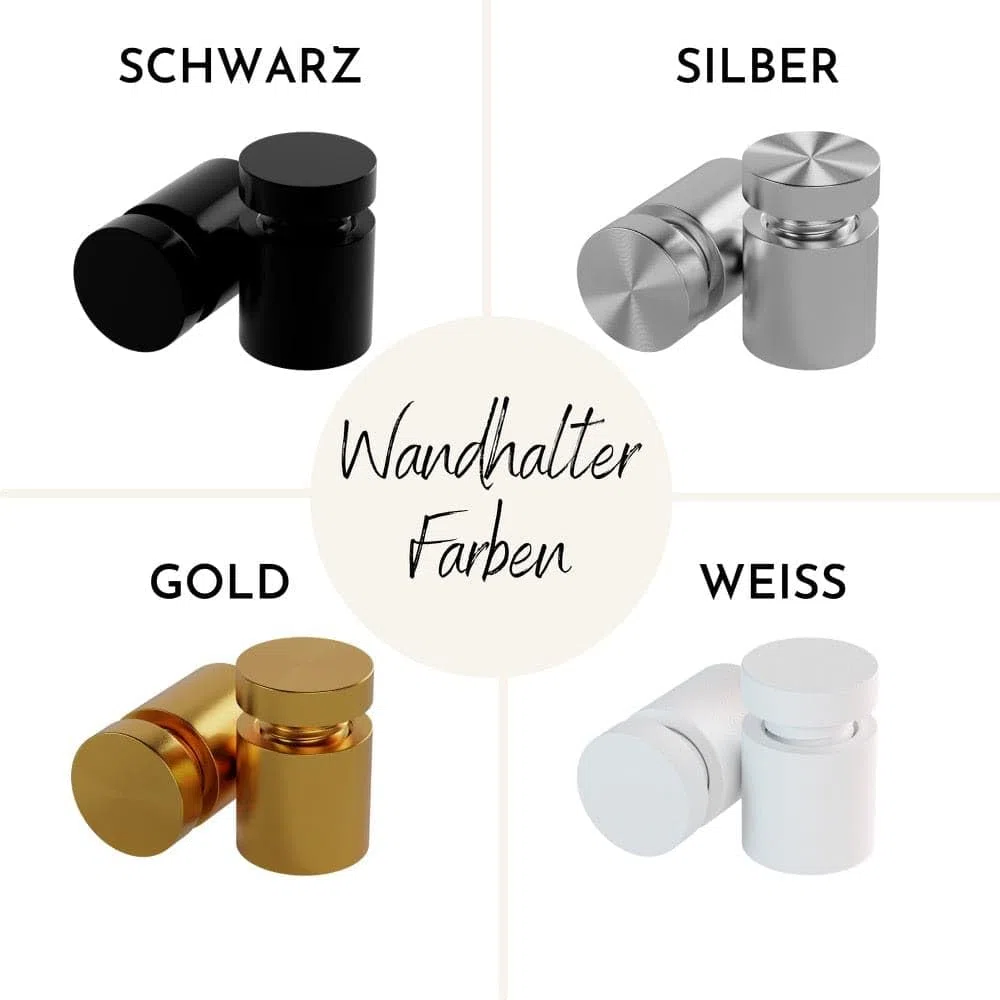 personalisierter Wandkalender - Hochkant 2-Namen Kalender - wiederverwendbarer Kalender aus Acrylglas - Familienplaner abwischbar - Hingucker für jeden Raum