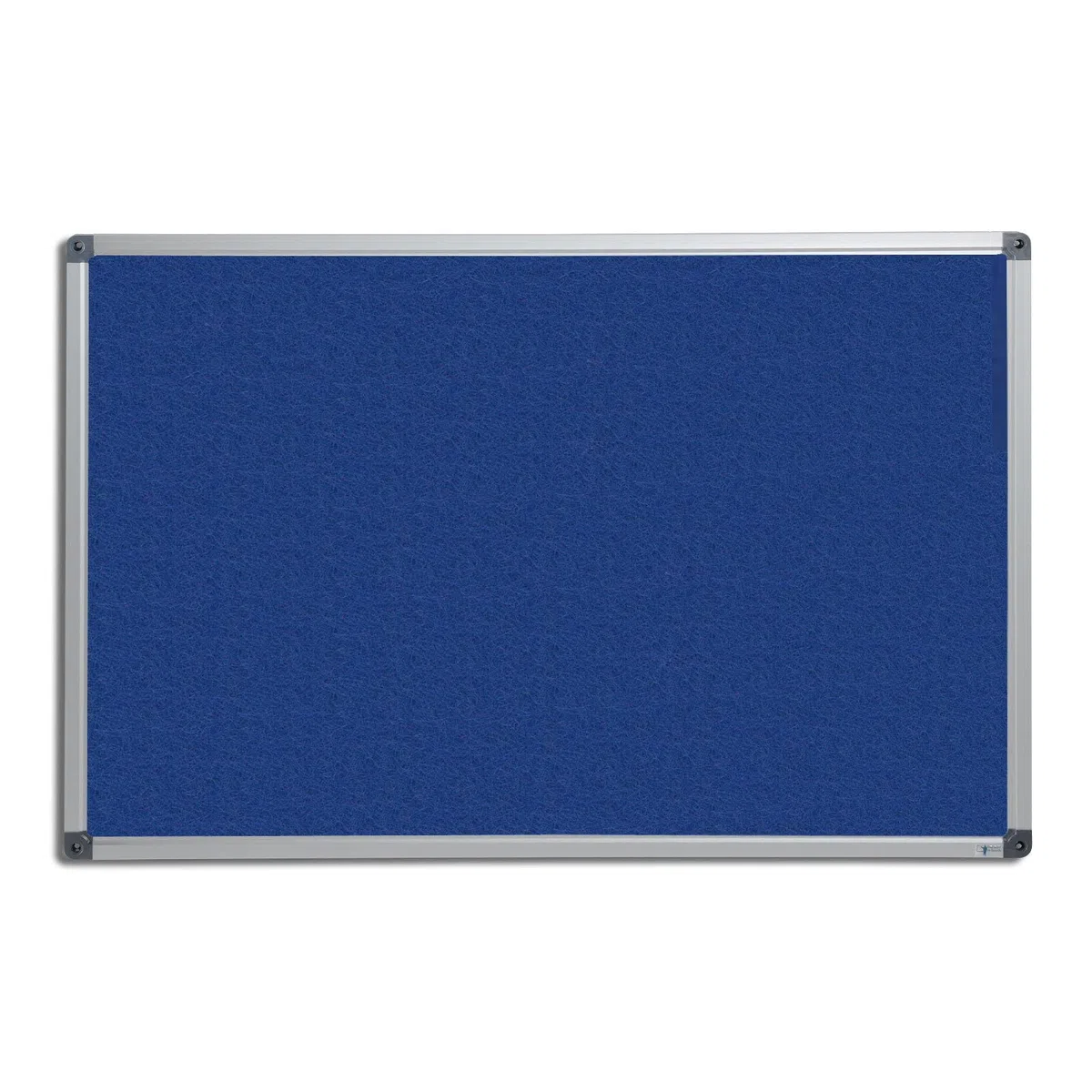 Master of Boards - Pinnwand mit Filz Oberfläche 120x180 cm Memoboard, Pin Board pinnbare Tafel für Zuhause & Büro mit Alu Rahmen in Hoch- und Querformat montierbar (blau)