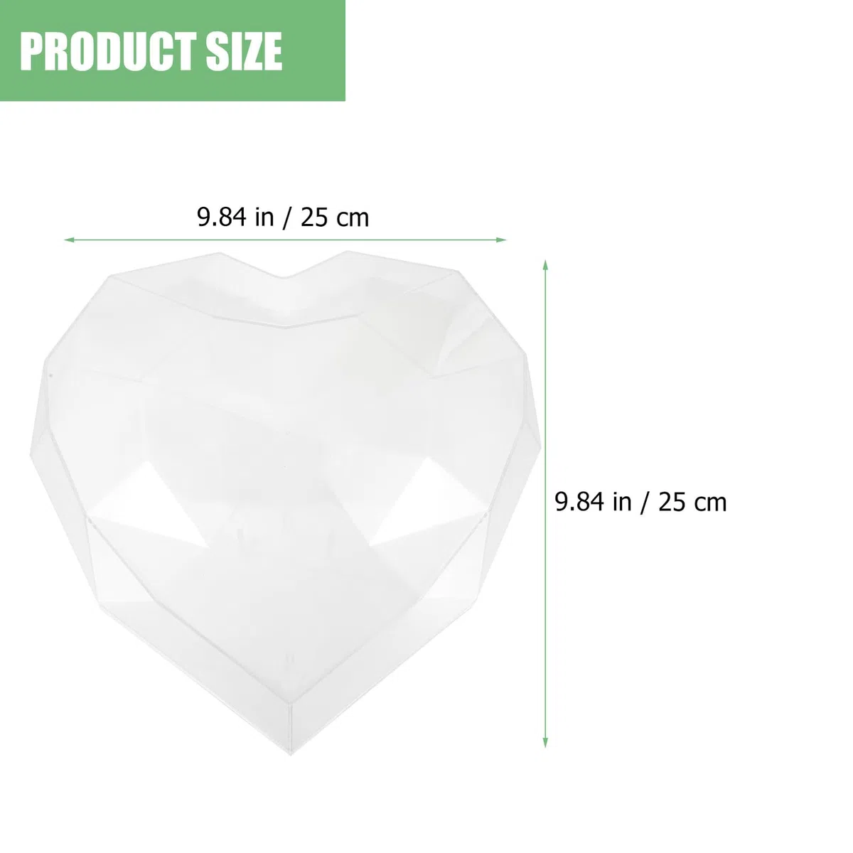 BELLIFFY Herzförmige Geschenkbox aus Acryl für Blumen mit Stabilem und Praktischem Design Transparente Verpackungsbox für Verlobung und Romantische Anlässe